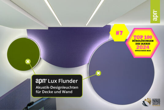 apn® Lux Flunder auf Platz 7 der Top 100 Bürolösungen 2024